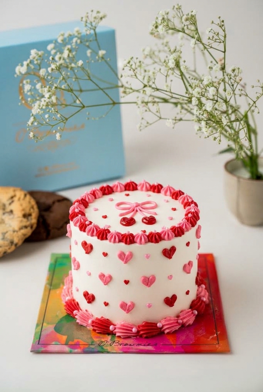 Valentine Day Bento Cake